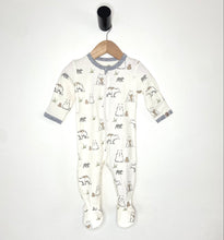 Load image into Gallery viewer, Bear Family footie in eco-friendly fabric - NEW for Spring 2025