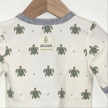 Load image into Gallery viewer, Sea Turtle printed footie in sustainable fabric - NEW for Spring 2025
