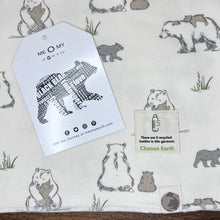 Load image into Gallery viewer, NEW eco-friendly Bear Family Swaddle/Blanket
