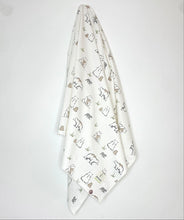 Load image into Gallery viewer, NEW eco-friendly Bear Family Swaddle/Blanket