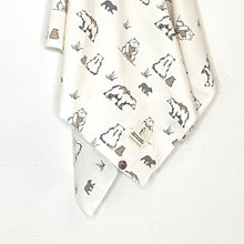 Load image into Gallery viewer, NEW eco-friendly Bear Family Swaddle/Blanket