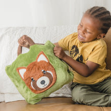 Load image into Gallery viewer, Plush Red Panda case with attached blanket inside