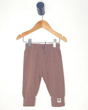 Load image into Gallery viewer, Brown Pant made from our organic cotton/polyester made from recycled bottles/spandex sustainable fabric