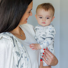 Load image into Gallery viewer, Marine Life print blanket/swaddle