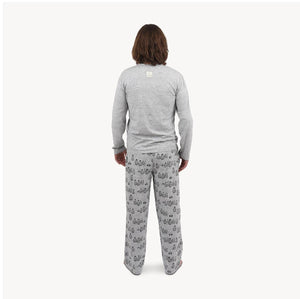 Penguin Pajama set, Long sleeve shirt with elastic waist pant, Adult - MeOMyEarth
