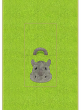 Load image into Gallery viewer, Plush Rhino case with attached blanket inside