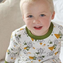Load image into Gallery viewer, Turtle Geo PJ set in infant-toddler sizes - MeOMyEarth
