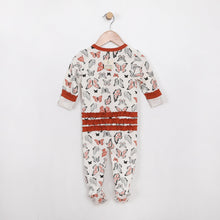 Load image into Gallery viewer, Monarch ruffle footie - MeOMyEarth