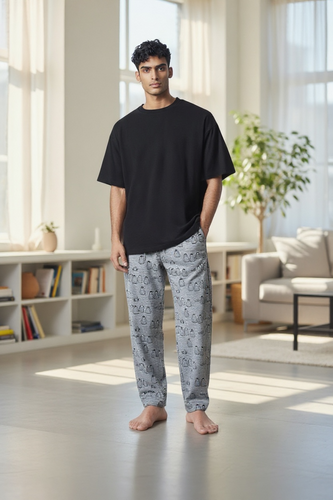 Adult Penguin PJ bottom elastic waist and pockets