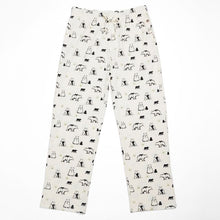 Load image into Gallery viewer, Adult Black bear pajama bottom elastic waist and pockets