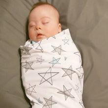 Load image into Gallery viewer, Star Delight Aqua Swaddle