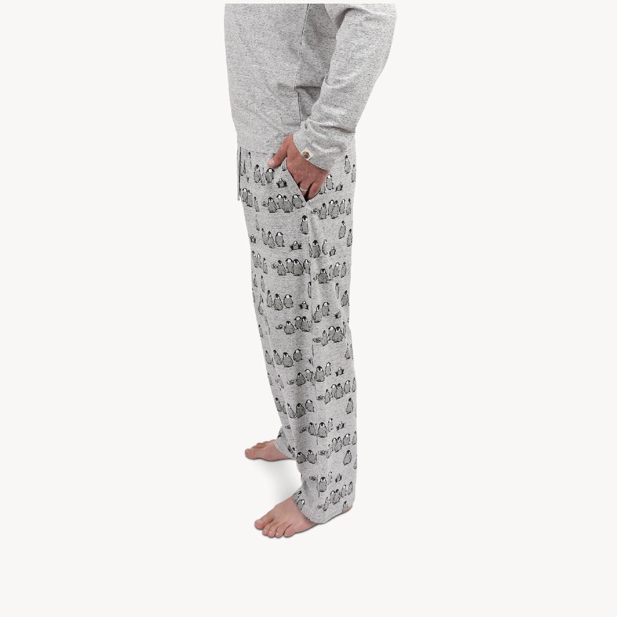 Penguin Pajama set, Long sleeve shirt with elastic waist pant, Adult –  MeOMyEarth