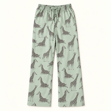 Load image into Gallery viewer, Pajama Pants, Giraffe on Sage, Adult