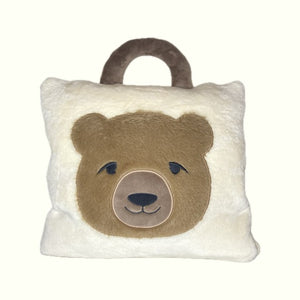 Plush Bear case with attached blanket inside