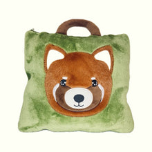 Load image into Gallery viewer, Plush Red Panda case with attached blanket inside