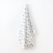 Load image into Gallery viewer, Star Delight Aqua Swaddle - MeOMyEarth